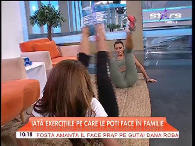 Iată exerciţiile pe care le poţi face &icirc;n familie