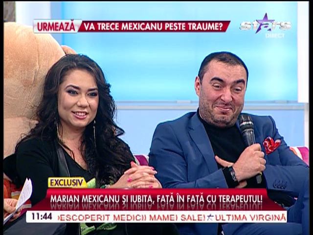 Marian Mexicanu şi iubita, terapie &icirc;n cuplu &icirc;n direct