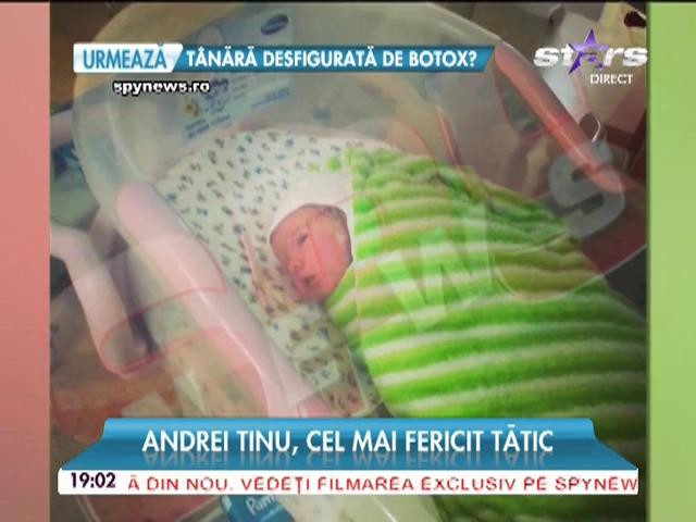 Andrei Tinu, cel mai fericit tătic