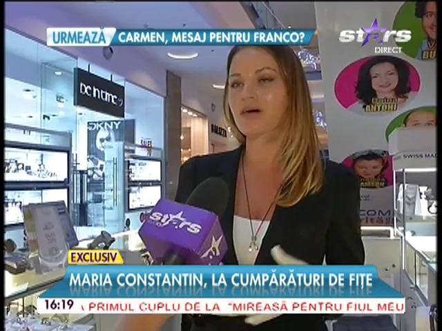 Maria Constantin, răsfăţată de Marcel Toader