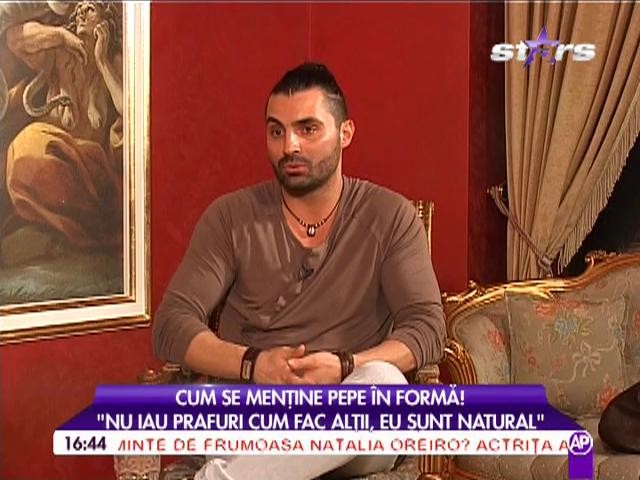 Cum se meţine Pepe &icirc;n formă: "Nu iau prafuri"