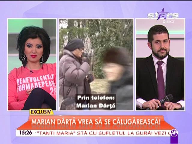 Marian D&acirc;rţă şi-a pus ultima speranţă &icirc;n credinţă