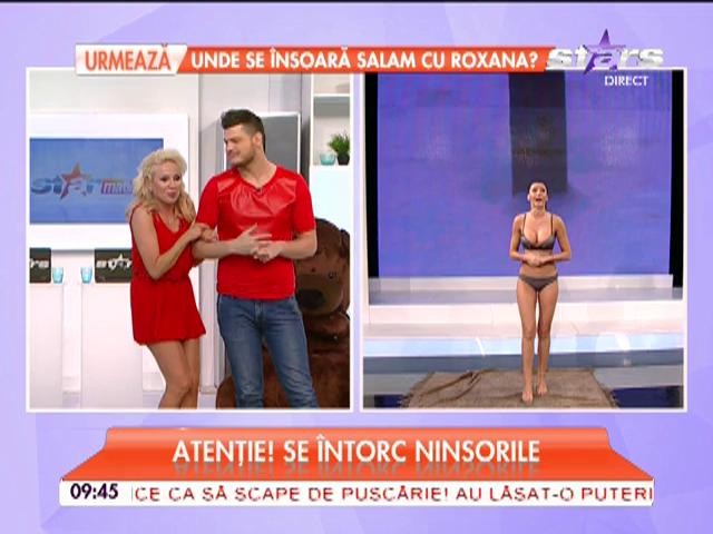Raluca Dumitru, apariţie de senzaţie! Cum a prezentat asistenta datele meteo