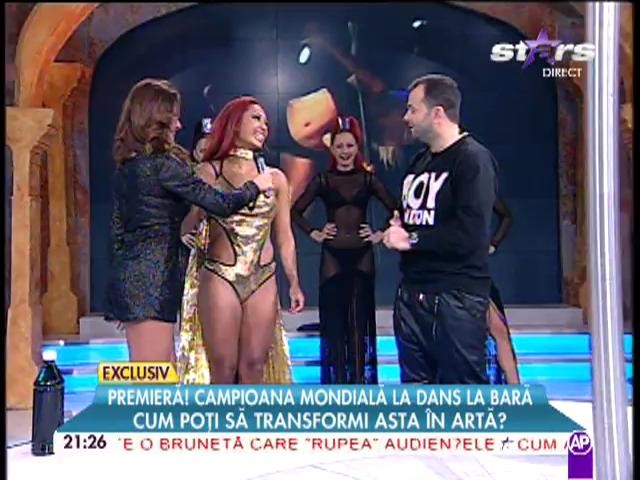 VIDEO / Campioana Mondială la dans la bară, SHOW INCENDIAR! Imaginile sunt interzise cardiacilor