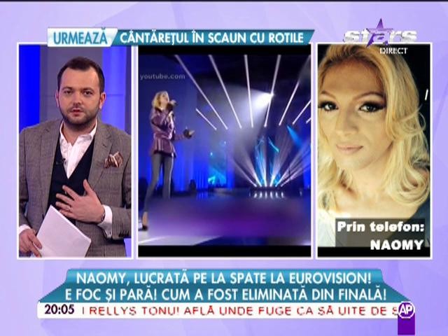 Naomy este la păm&acirc;nt! A fost eliminată din finala Eurovision: "Toţi sunt nişte comunişti"