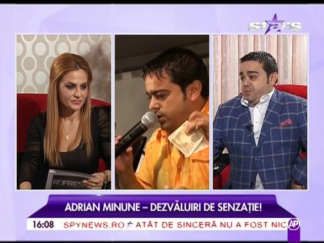 Adrian Minune despre escapadele din presă "A greşi e omeneşte"