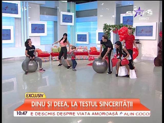 Dinu şi Deea Maxer, la Star Matinal de Weekend