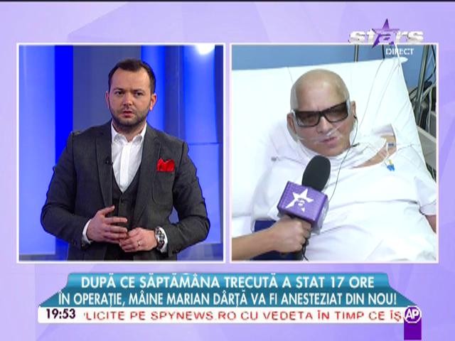 Marian D&acirc;rţă se lasă mutilat! Stilistul ar face orice să mai trăiască!