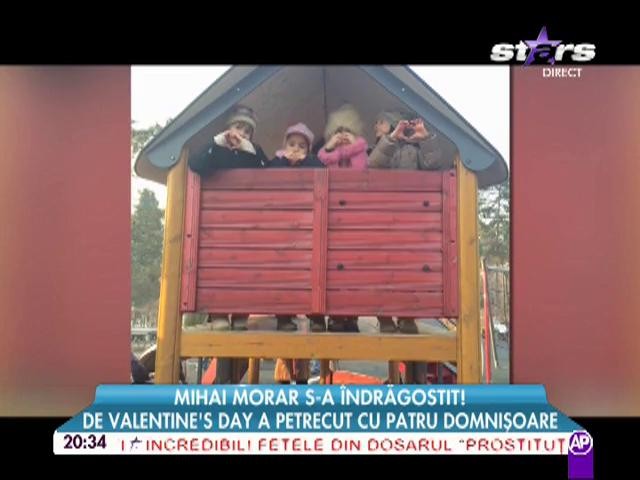 Mihai Mora s-a &icirc;ndrăgostit! De Valentine's Day a petrecut cu patru dominişoare