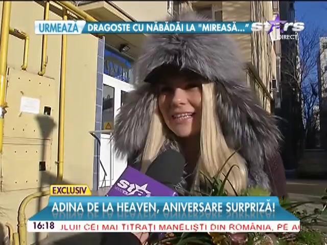 Adina de la Heaven, aniversare surpriză!