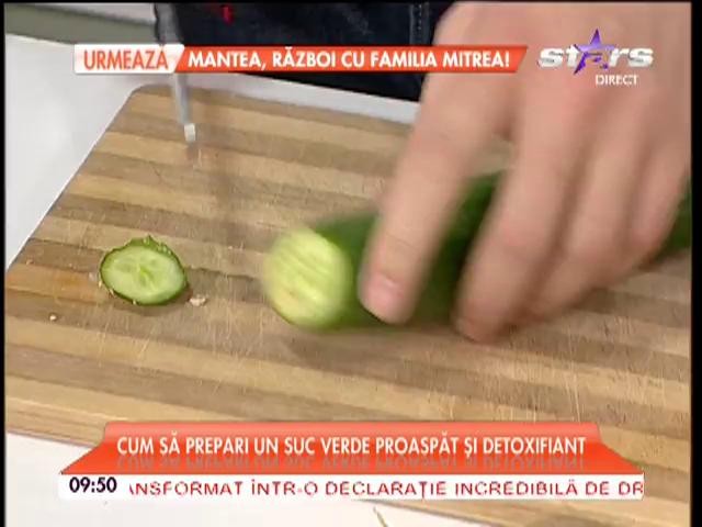 &Icirc;ncearcă un suc verde pentru detoxifiere! Minunat pentru diete