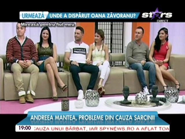 Andreea Mantea, probleme din cauza sarcinii