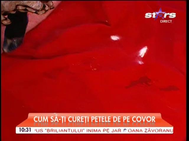 Cum să &icirc;ţi cureţi petele de pe covor fără detergent?
