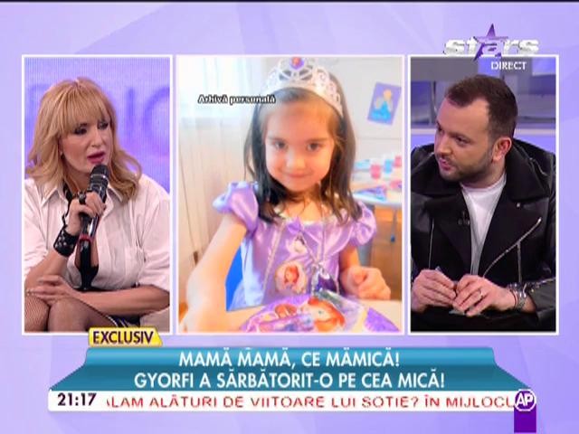 Daniela Gyorfi, emoţii mari de ziua fiicei sale: "Eu la 4 ani nici nu am ştiut că mi-e ziua"