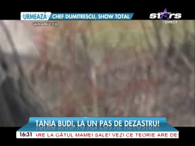 Tania Budi era să fie muşcată de un maidanez! Cum a scăpat blonda