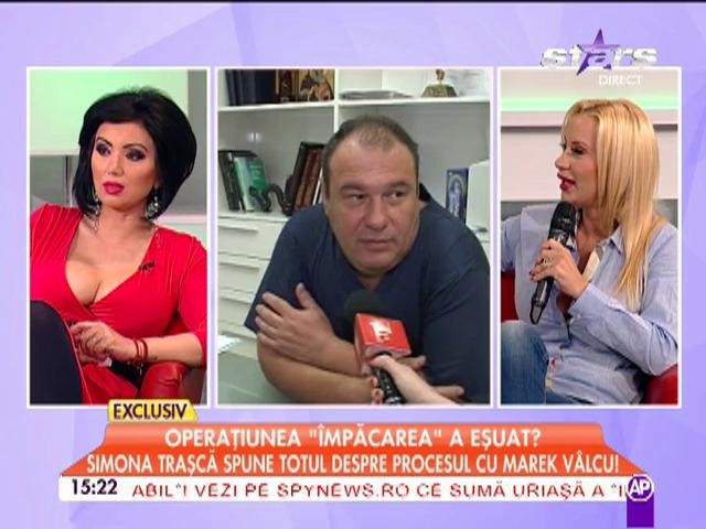 Operaţiunea împăcarea a eşuat? Simona Traşcă a spus totul despre procesul cu Marek Vâlcu