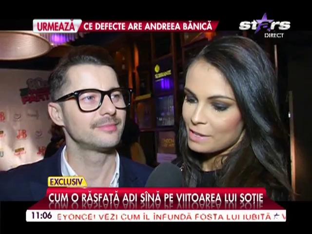 Cum o răsfaţă Adi S&icirc;nă pe Anca Serea? Cei doi au dezvăluit secretul de familie