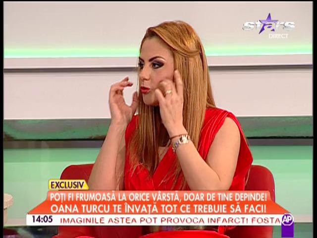 Oanei Turcu nu a mai mers de 20 de ani la cosmetică! Cum a reuşit să scape de coşuri