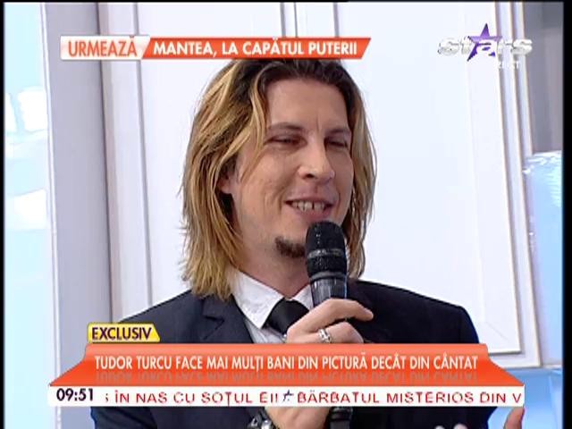 C&acirc;ntă la Eurovision, dar face bani din pictură! Ce artist c&acirc;ştigă mai mult din expoziţii dec&acirc;t din muzică