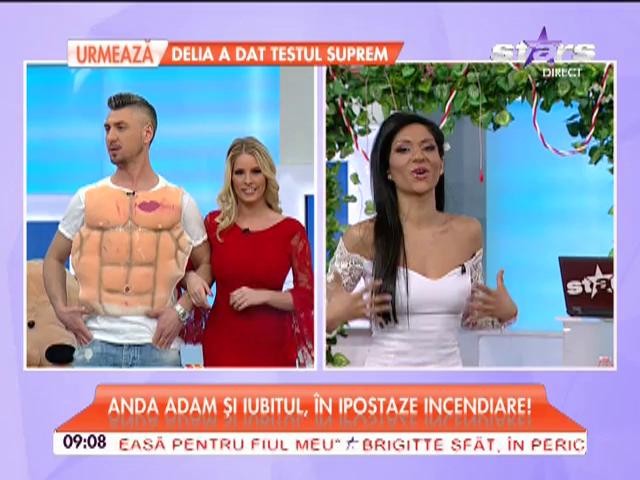 Anda Adam şi iubitul, &icirc;n ipostaze incendiare! Ce fac cei doi porumbei c&acirc;nd nu &icirc;i vede nimeni?