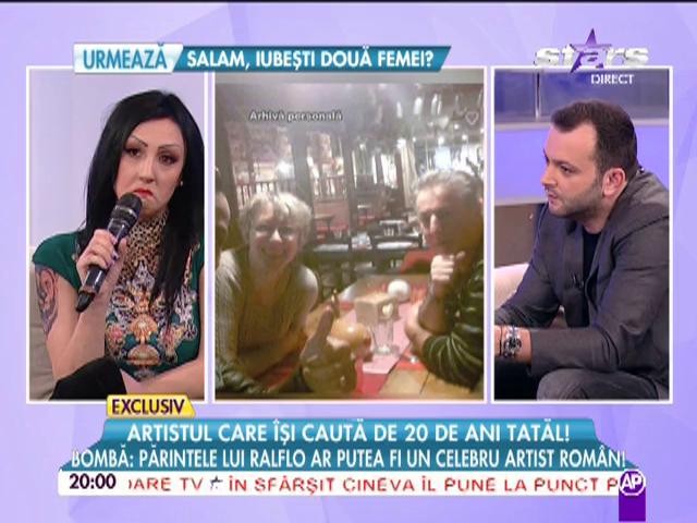 Artistul care &icirc;şi caută de 20 de ani tatăl! Bombă! Părintele lui Ralflo ar putea fi un celebru artist rom&acirc;n