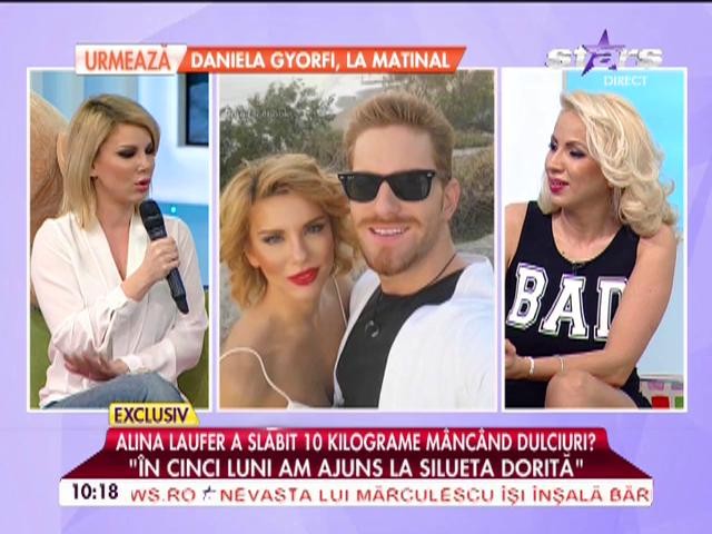 Alina Laufer şi dieta care face minuni! Cum a reuşit să slăbească 10 kilograme m&acirc;nc&acirc;nd dulciuri