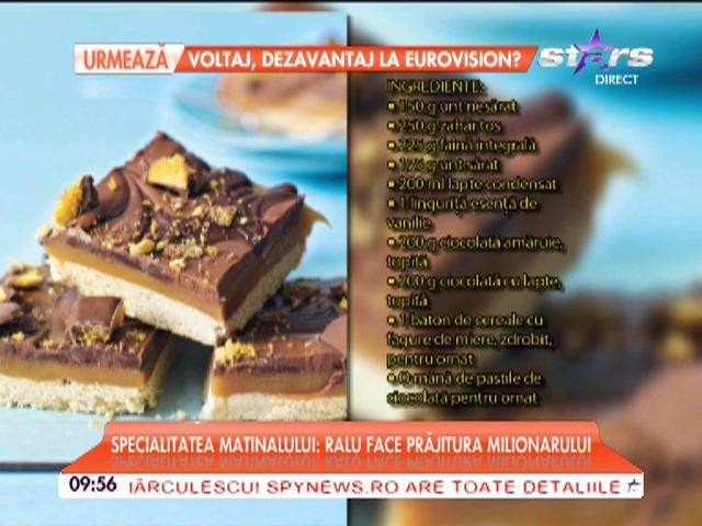 Reţeta "Star Matinal": "Prăjitura Milionarului"