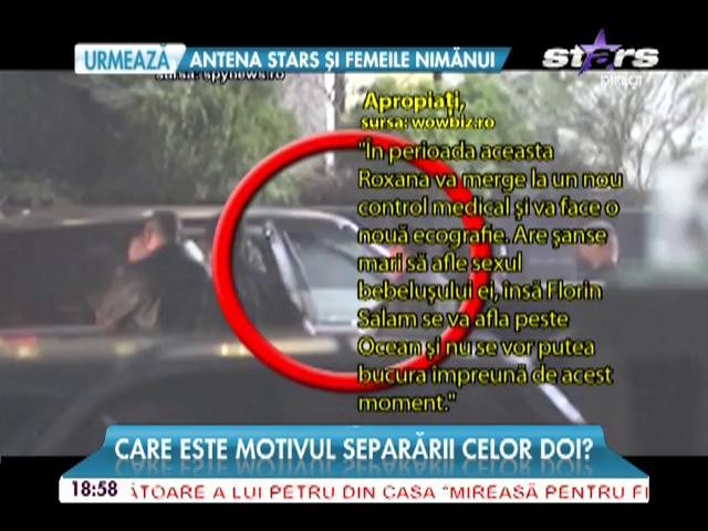 Salam se pregăteşte să plece &icirc;n State! Roxana Dobre r&acirc;n&acirc;ne acasă! Care este motivul separării celor doi?