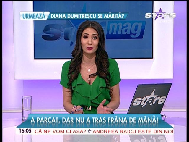 A parcat, dar nu a tras fr&acirc;na de m&acirc;nă! Accident ca &icirc;n filmele cu Stan şi Bran