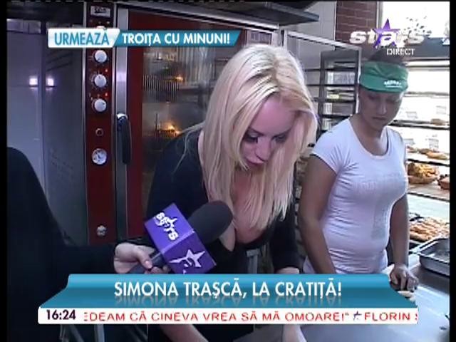 Simona Traşcă a trecut la cratiţă!