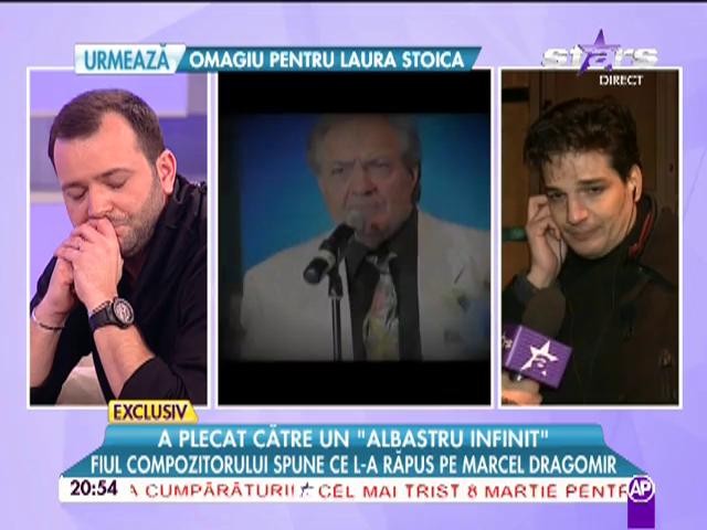 Fiul compozitorului Marcel Dragomir, mărturisiri emoţionante! A spus printre lacrimi amare ce anume l-a răpus pe artist