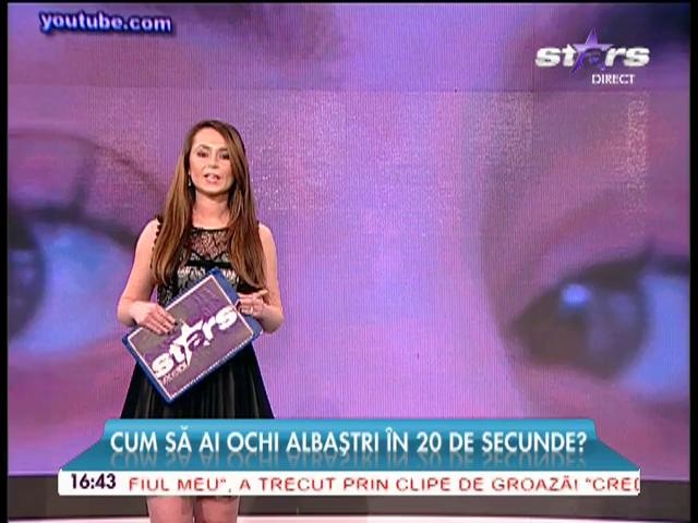 Cum să ai ochii albaştri &icirc;n 20 de secunde? Nu e o glumă, efectul este permanent!