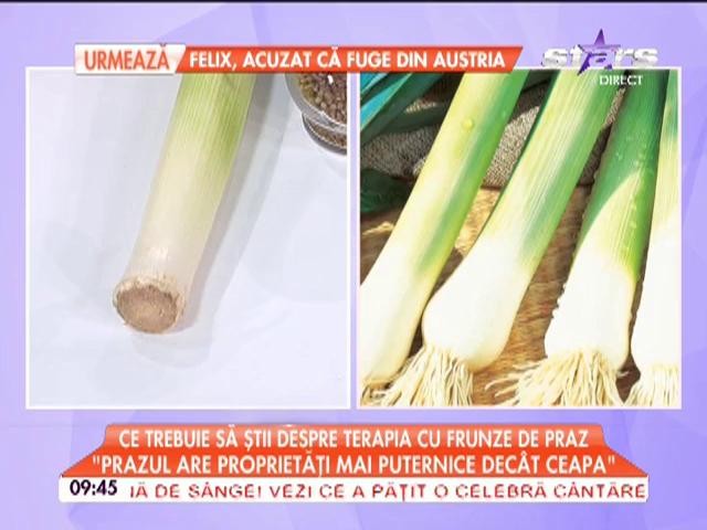 Terapia cu frunze de praz! Ce trebuie să faci pentru a topi grăsimile