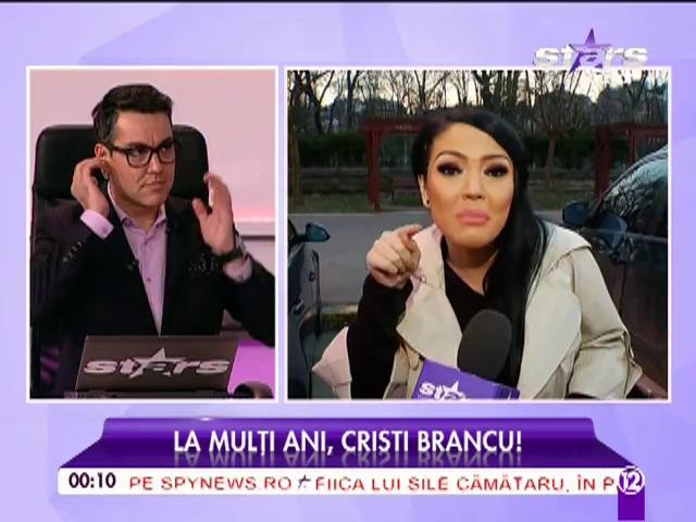 Cristi Brancu se vopseşte? Ce i-a urat Andreea Mantea de ziua lui