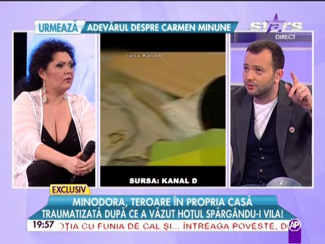 Soţul Minodorei, traumatizat după ce un hoţ le-a spart casa: "El nu mai poate să doarmă"