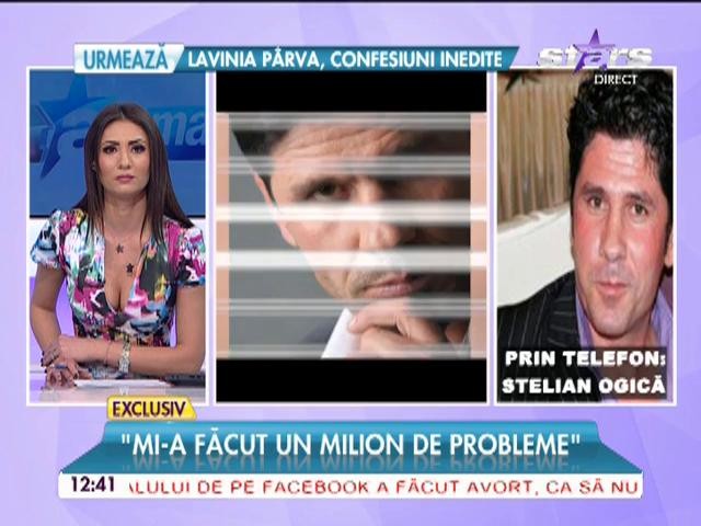 Ogică o atacă dur pe fosta iubită: "Este plasticată şi la cap"