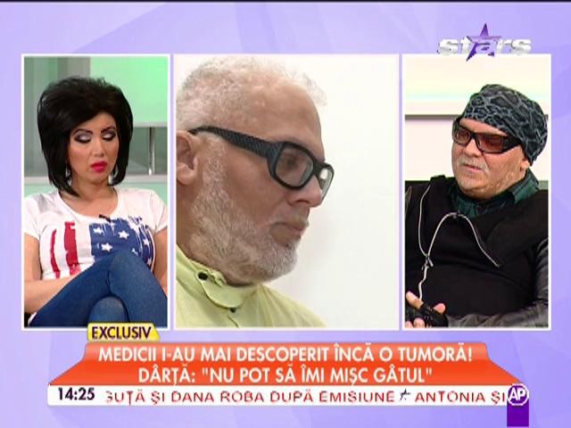 Marian Dârţă, la capătul puterii: " Nu-mi mai pot mişca gâtul"