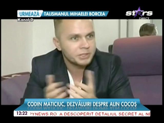 Codin Maticiuc, dezvăluiri despre Alin Cocoş