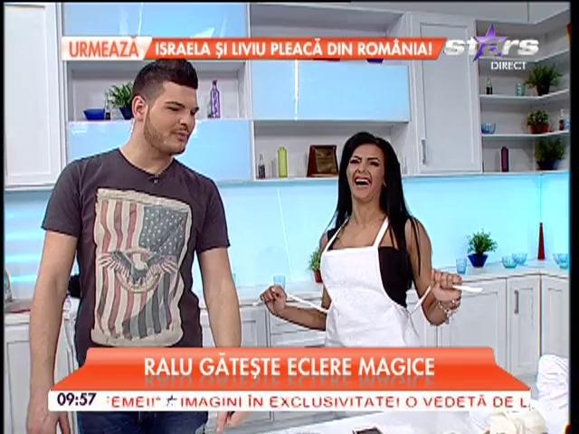 Raluca Dumitru pregăteşte eclere magice