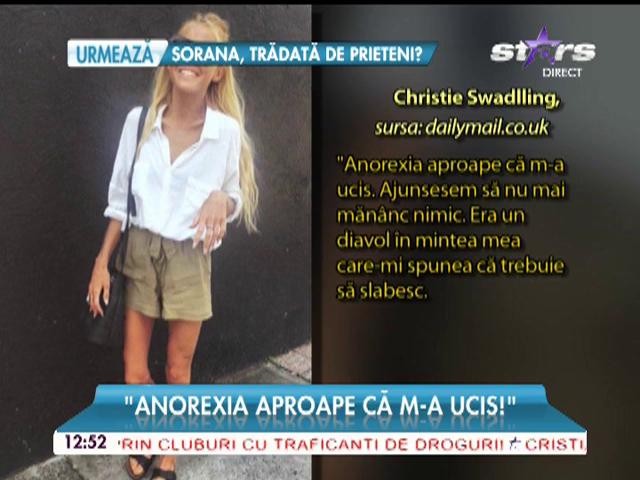 Visul care &icirc;i putea aduce moartea! Anorexia i-a distrus viaţa