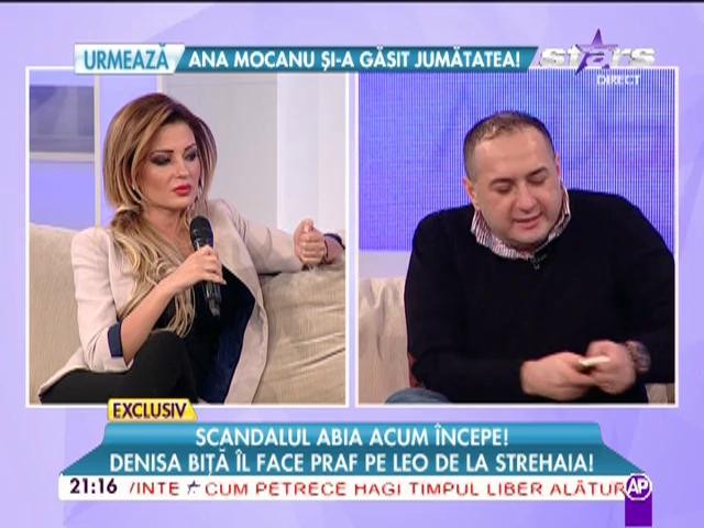 Denisa Biţă, ameninţată de un milionar celebru! A fost scoasă de urgenţă din platoul "Răi da buni"