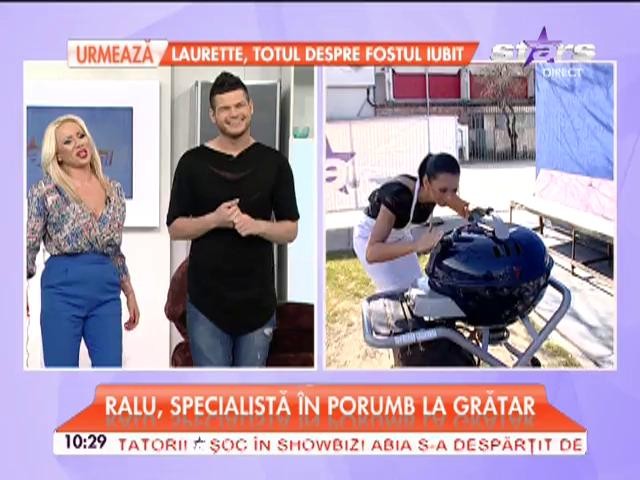 Raluca, specialista &icirc;n porum la grătar