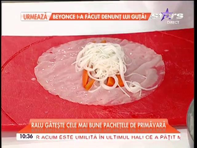 Raluca găteşte pacheţele de primăvară