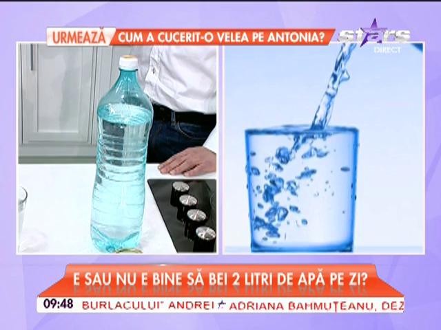 Este bine sau nu să bei 2 litri de apă pe zi?
