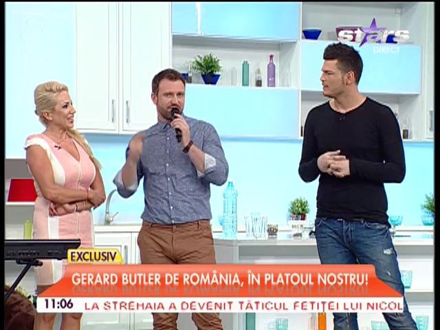 Gerard Butler de Rom&acirc;nia, la Star Matinal