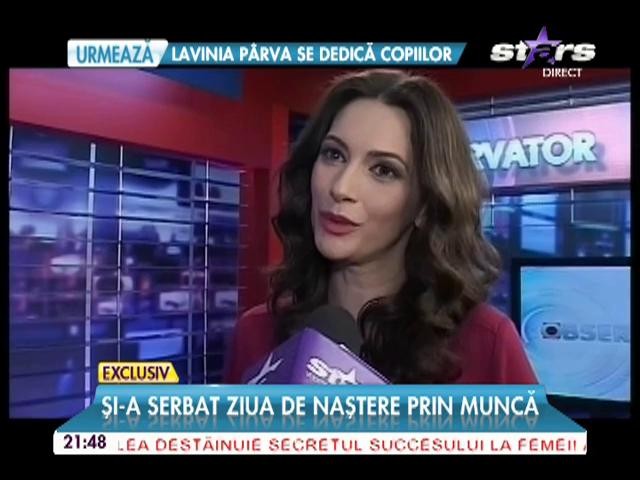 Şi-a serbat ziua de naştere prin muncă! La mulţi ani, Andreea Berecleanu!