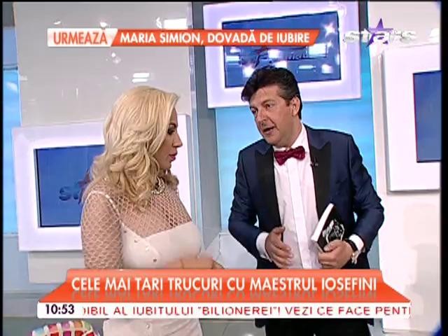 Numere de magie de senzaţie, &icirc;n platoul "Star Matinal"! Rocsana Marcu şi Răzvan Botezatu au rămas cu gura căscată