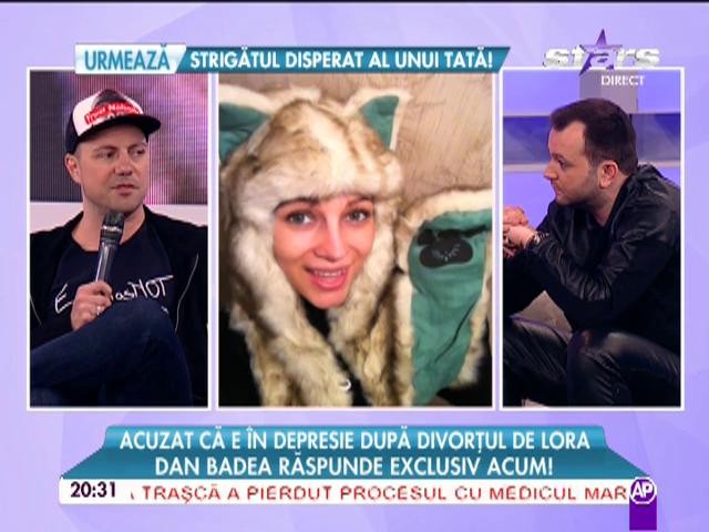 Ce spune Dan Badea despre depresia de după divorţul de Lora: "Eram la păm&acirc;nt, efectiv! A fost ceva groaznic!"