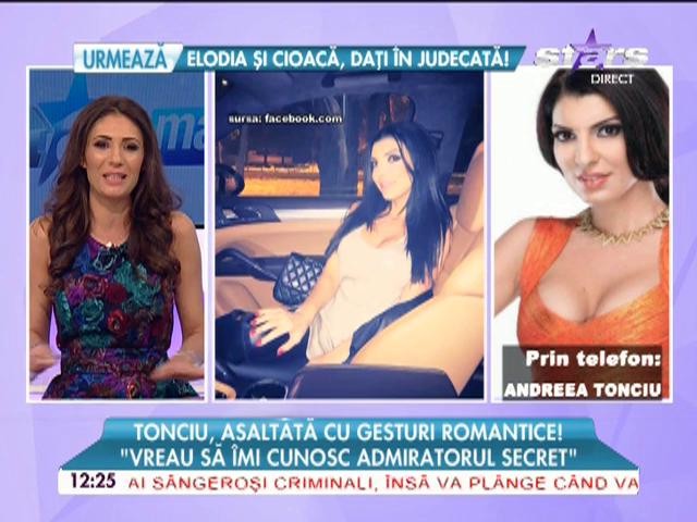 Andreea Tonciu, asaltată de 600 de trandafiri: "Vreau să &icirc;mi cunosc admiratorul"