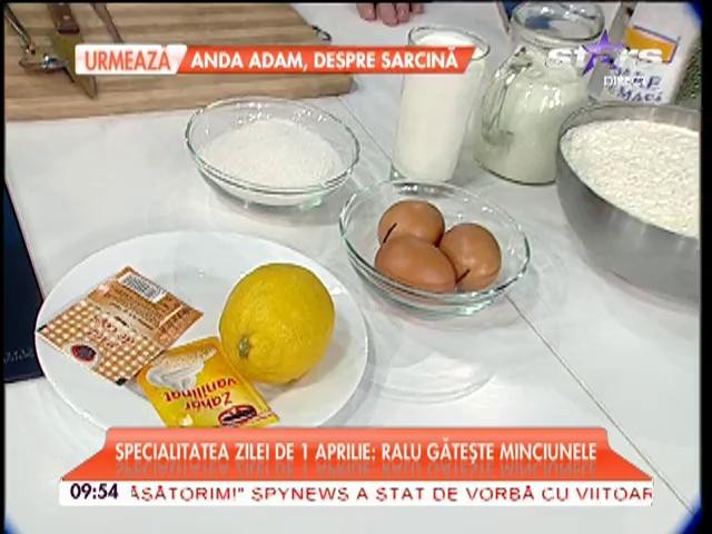 REŢETA "Star Matinal" - 1 APRILIE: "Minciunele"